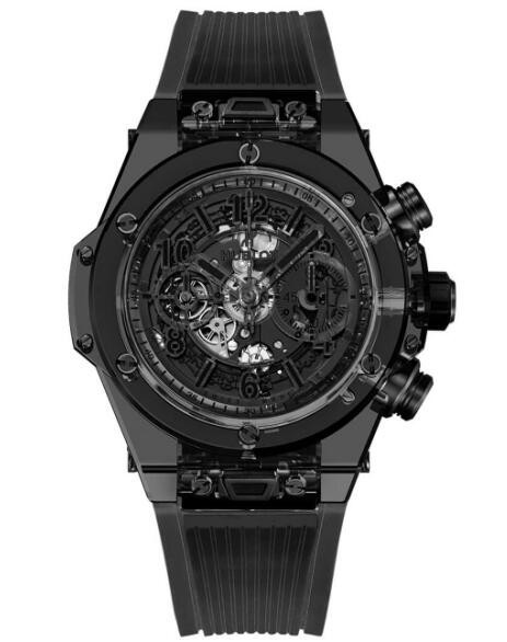 AAA Replica Hublot Big Bang Unico Sapphire All Black Watch 411.JB.4901.RT